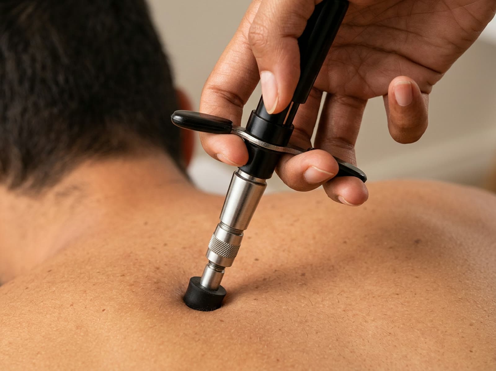 Sesión de osteopatía en Salut Integral, Llinars del Vallès