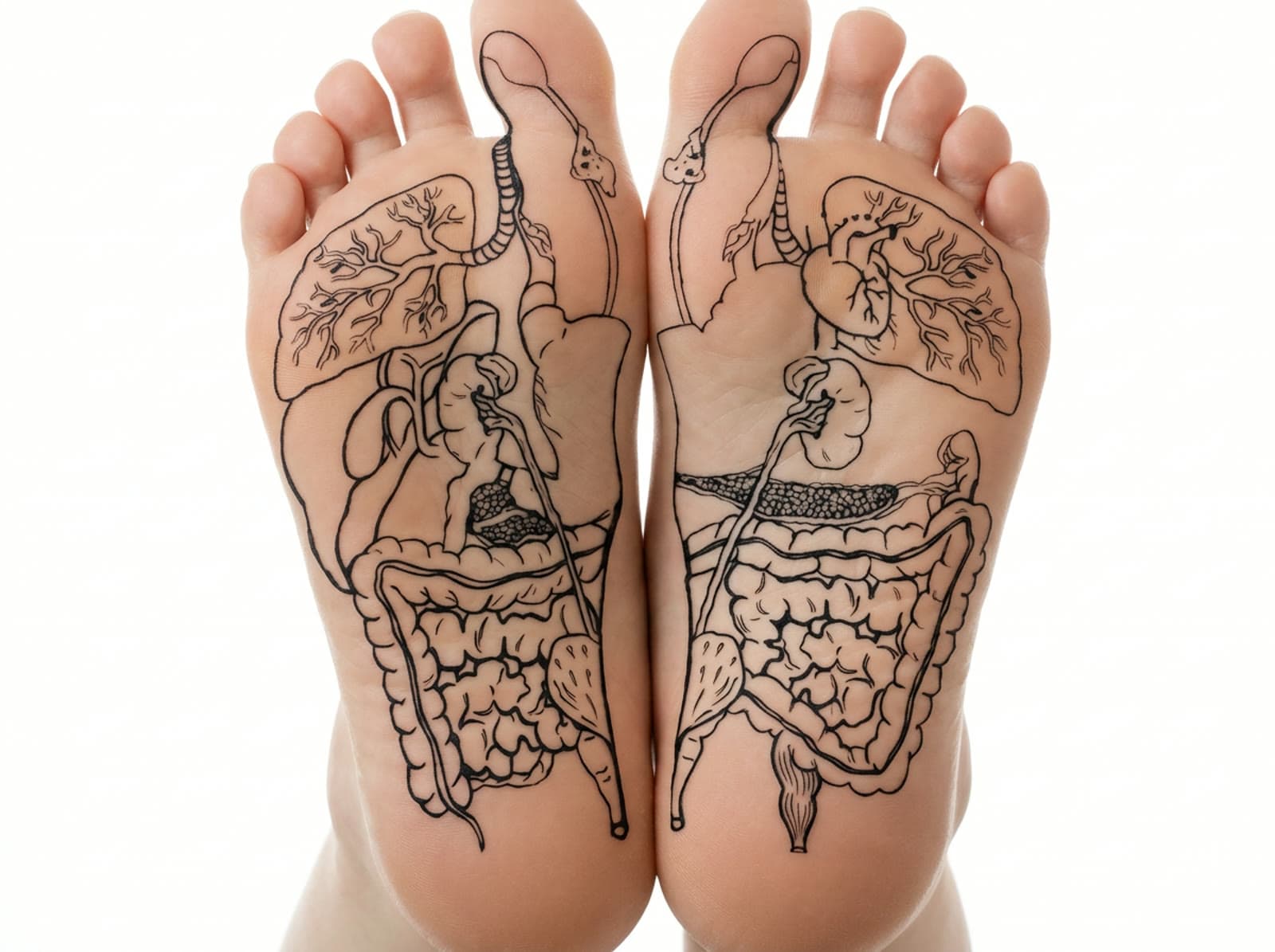 Sesión de reflexoterapia podal con cromoterapia